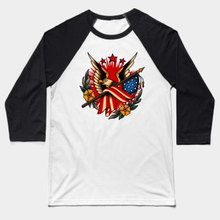 OldSalt American Traditional Patriotic Motif Baseball T-Shirt